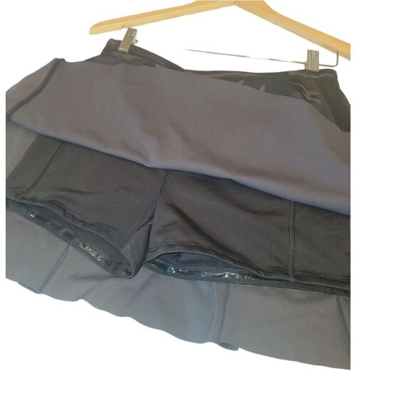 Athleta Match Point Skort Tennis Golf Athetic Skirt Black Camo S - Picture 7 of 11